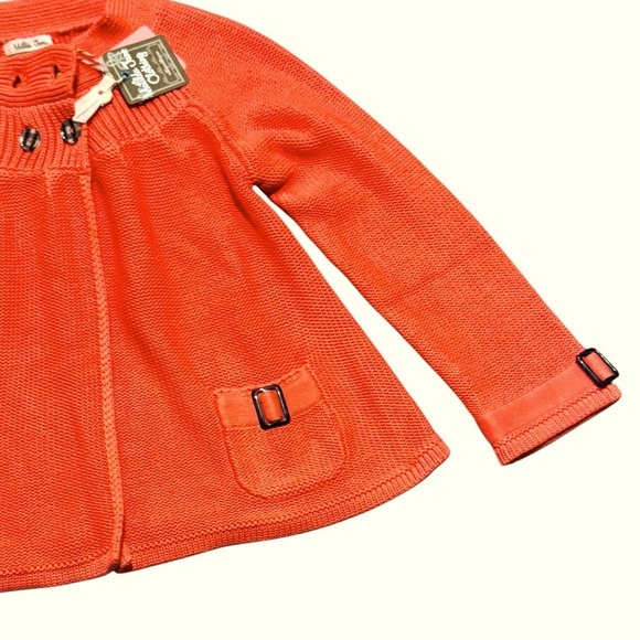 Matilda Jane Coral Casual Sweater Jacket Size 12 Swing Chunky - Picture 3 of 9
